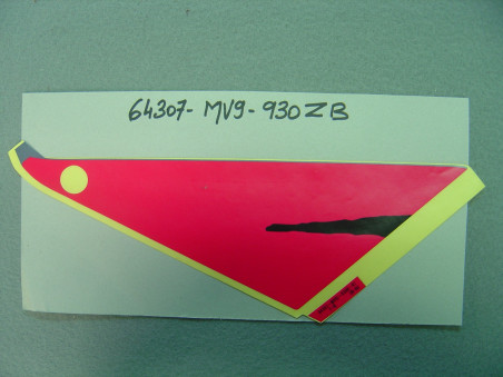 Décor Autocollant A Auvent Inférieur Honda CBR600F 93 Type 16