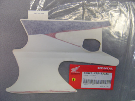 Décor autocollant auvent gauche Honda NSR125RW 98 | Réf. 83675KBSW30ZA