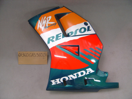Flanc Carénage Gauche Honda NSR50R 1999 | Réf. 64360GAS960ZA