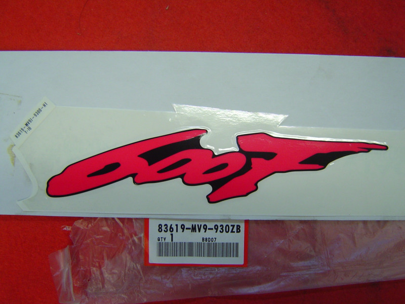 Décor Autocollant Carénage AR Honda CBR600 93 – Réf. 83619MV9930ZB