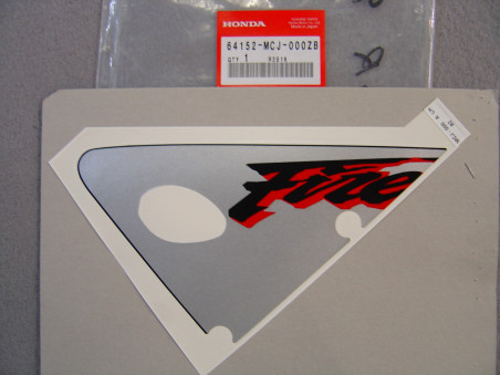 Décor Autocollant Carénage Gauche Honda CBR900RR 2000