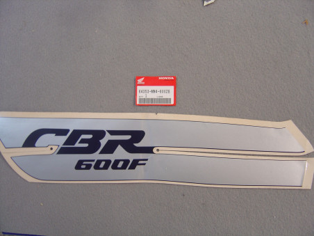 Décor autocollant carénage gauche Honda CBR600FH 1987 R134