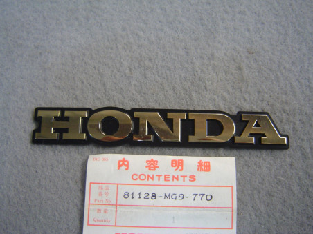Emblème top case et bulle GL1200 Honda - Réf. 81128MG9770
