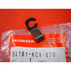 Plaque fixation protège-main gauche Honda XR250 XR400 - 53181KCY670
