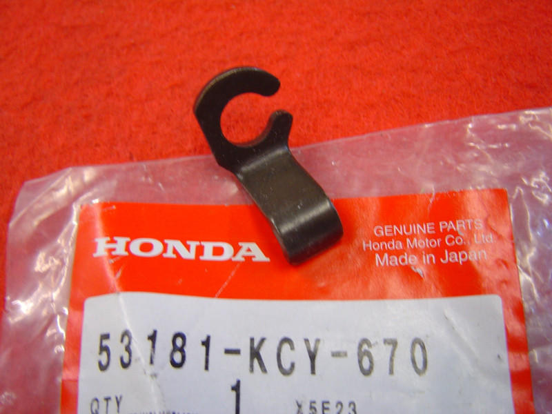Plaque fixation protège-main gauche Honda XR250 XR400 - 53181KCY670