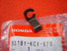 Plaque fixation protège-main gauche Honda XR250 XR400 - 53181KCY670