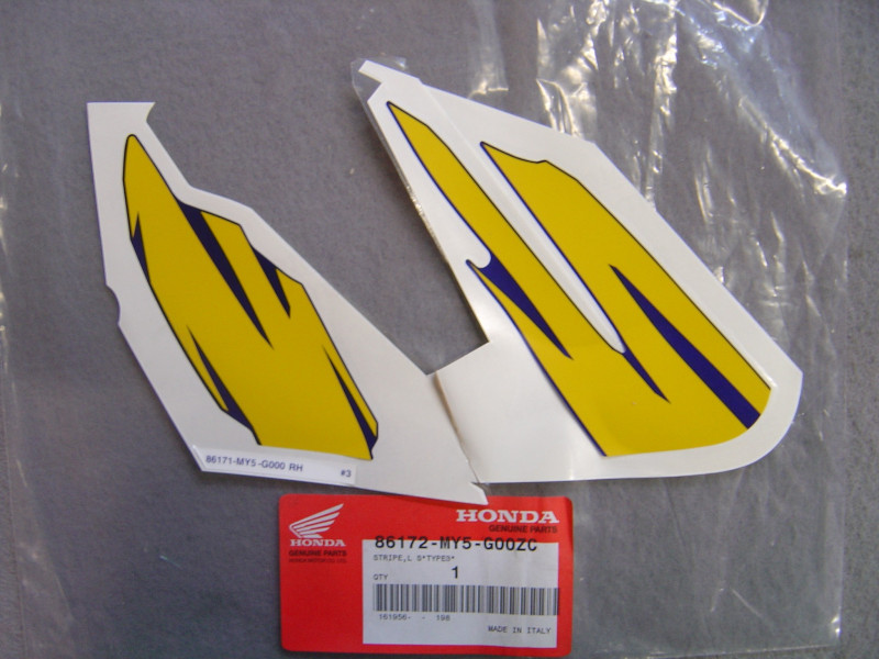 Décor gauche Honda CB500 1998 Type 3 – Réf. 86172MY5G00ZC