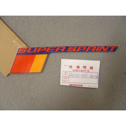 Sticker gauche SUPER SPRINT type 2 MBX80 HONDA 64225-GE3-860ZB
