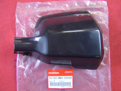 Protège main coté gauche noir NX650 88-89-92-96 XL1000V HONDA 53185-MN9-000ZB