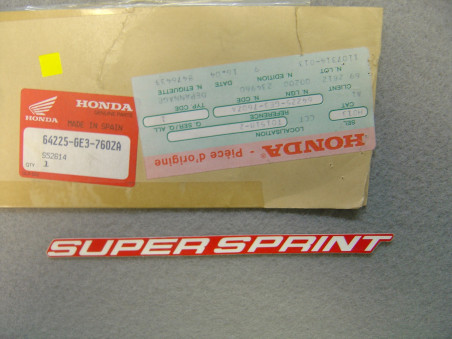 Décor autocollant tête de fourche droit Honda NSR50S 93 | 64225GE3760ZA