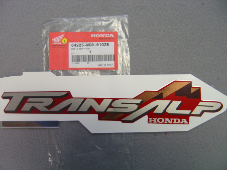 Autocollant auvent latéral avant Honda XL650V – Réf. 64225-MCB-610ZB
