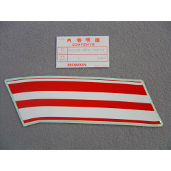 Décor autocollant carénage avant gauche Honda NSR50SK 1989