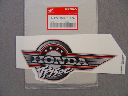 Décor autocollant réservoir gauche Honda VF750CP/CR R201