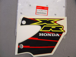 Décor autocollant de radiateur droit pour modèle XR650RY 2000 code couleur R13