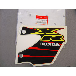 Autocollant Radiateur Droit Honda XR650R 2000 - Réf. 87126MBN670ZA