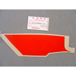 Autocollant Réservoir Droit Honda XRV650 1988-1989 | 87141MS8000