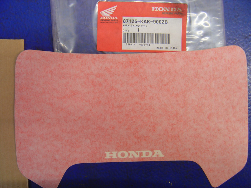 Décor Autocollant Type2 Visière Phare Honda CRM125RL 90