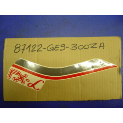 Décor autocollant cadre gauche Honda PXL50 - 87122GE9300ZA