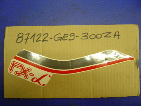 Décor autocollant cadre gauche Honda PXL50 - 87122GE9300ZA