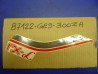 Décor autocollant cadre gauche Honda PXL50 - 87122GE9300ZA