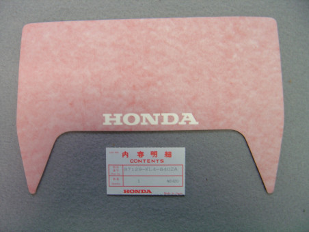 Autocollant visière phare Honda XL125RH XL250RH 87 - Réf 87129KL4840ZA