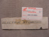 Décor autocollant couvercle latéral Honda NSR125RK 89 - Type 1