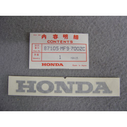 Décor autocollant tête de fourche Honda VT500EF 85 – Réf. 87105MF9700ZC