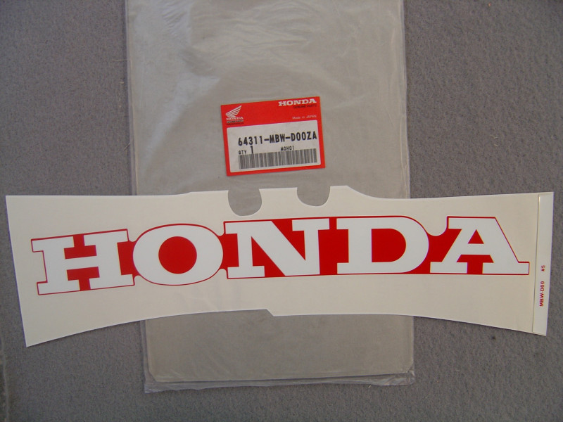 Décor Autocollant Carénage Inférieur Honda CBR600FY 2000 PB215
