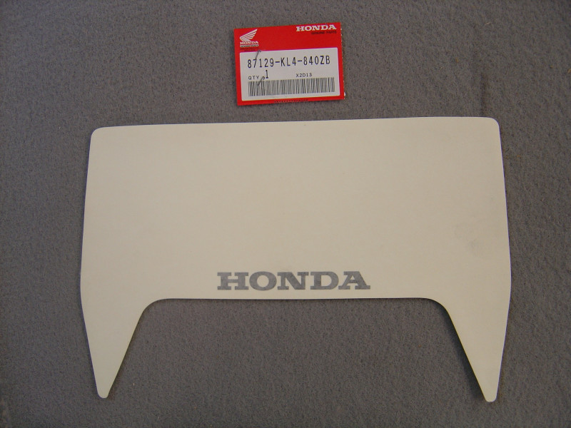 Décor Autocollant Visière Avant Honda XL250RH XL125RH