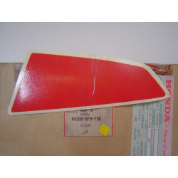 Décor autocollant tête de fourche droite Honda MTX50A2J