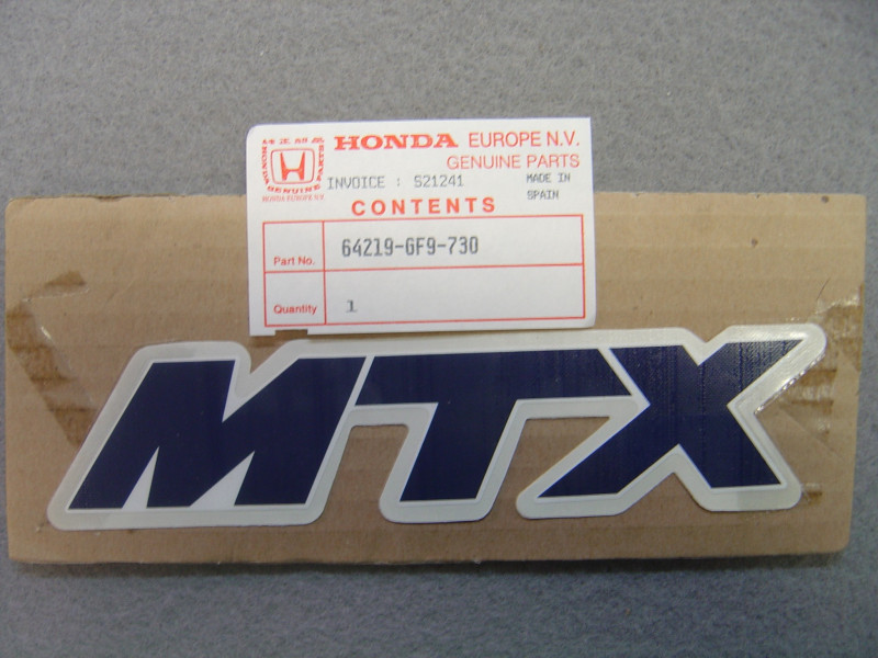 Décor Autocollant Honda MTX50 Type 1 - Réf. 64219GF9730