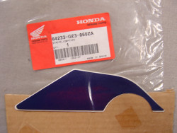 Décor autocollant gauche T1 de MBX80 code couleur