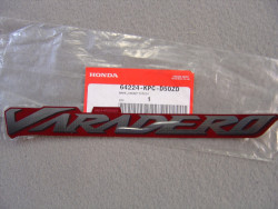 Décor autocollant pour modèle XL125V7 2007 code couleur R319