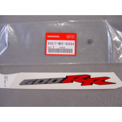Décor Autocollant Carénage Siège Arrière Honda CBR600RR