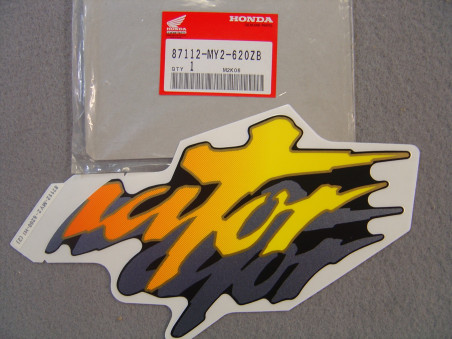 Autocollant réservoir gauche Honda NX650 Dominator 1992 | 87112-MY2-620ZB