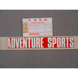 Décor autocollant couvercle latéral Honda XRV750 Africa Twin