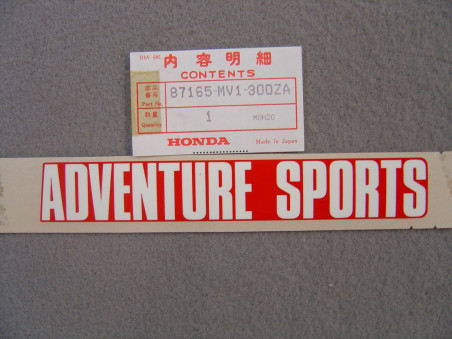 Décor autocollant couvercle latéral Honda XRV750 Africa Twin