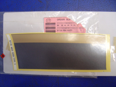 Décor autocollant gauche type 3 Honda XL600VM 91 | 87135MS6920ZC