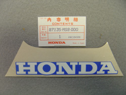 Décor Autocollant Auvent Latéral A Honda XRV650J 88-89 | 87135-MS8-000