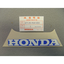 Décor Autocollant Auvent Latéral A Honda XRV650J 88-89 | 87135-MS8-000