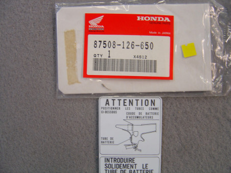 Plaque Avertissement Batterie Honda ST70C 1982-1989