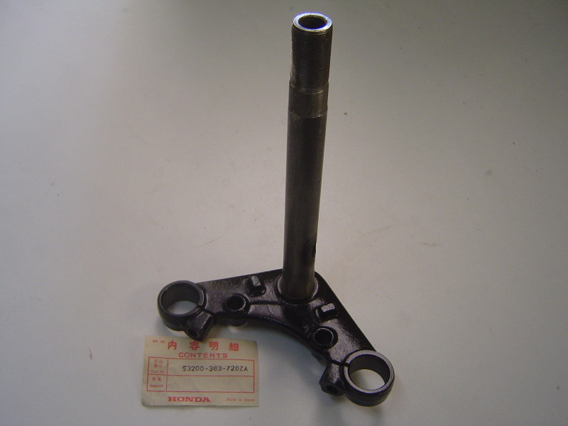 Té de fourche inférieur Honda CB125N 27mm - Réf. 53200383720ZA