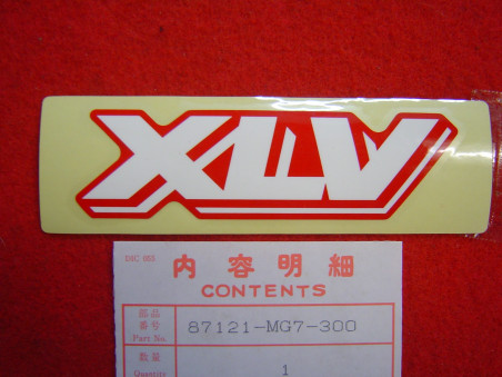 Sticker réservoir Honda XLV750RD 1983 – Réf. 87121-MG7-300