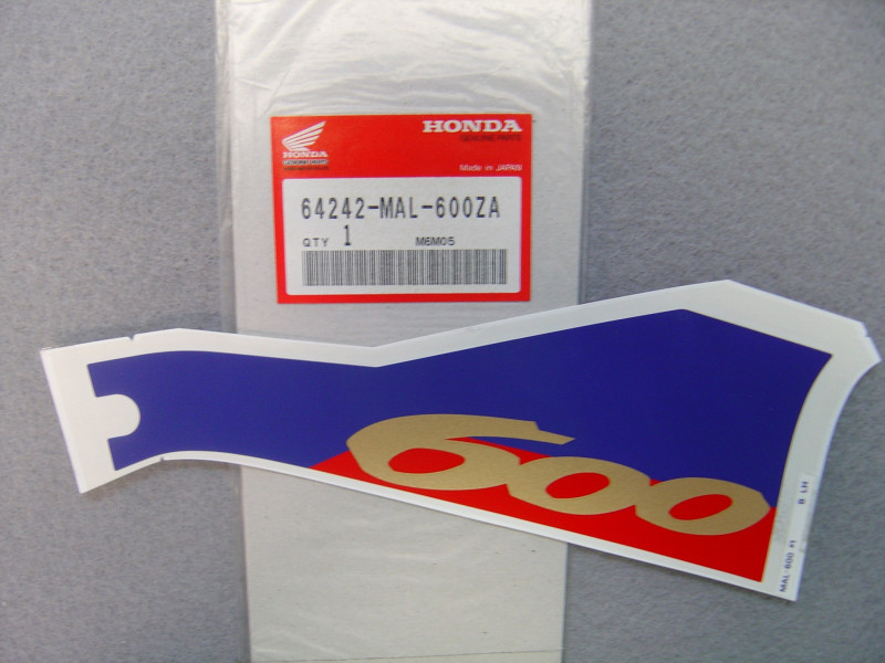 Décor autocollant auvent gauche Honda CBR600F 95 – 64242MAL600ZA
