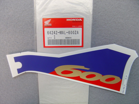 Décor autocollant auvent gauche Honda CBR600F 95 – 64242MAL600ZA