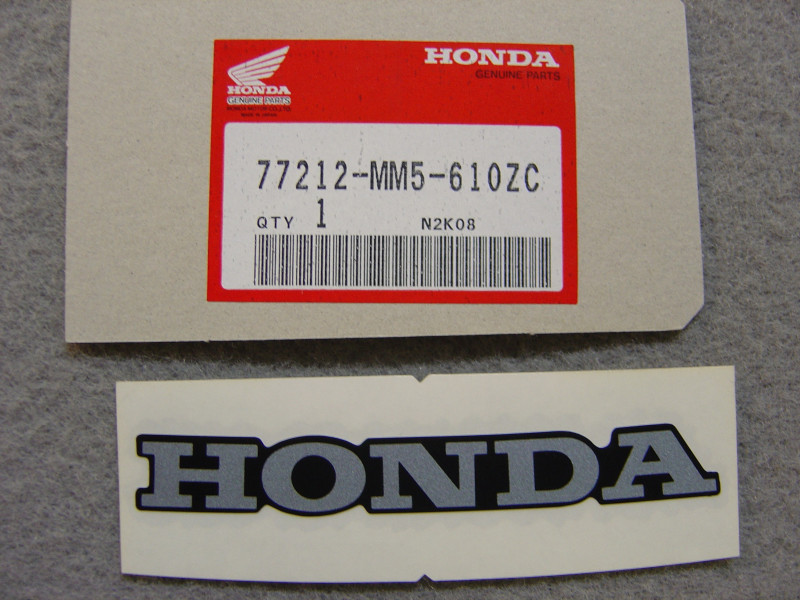 Décor autocollant siège CBR1000FH Honda 77212MM5610ZC