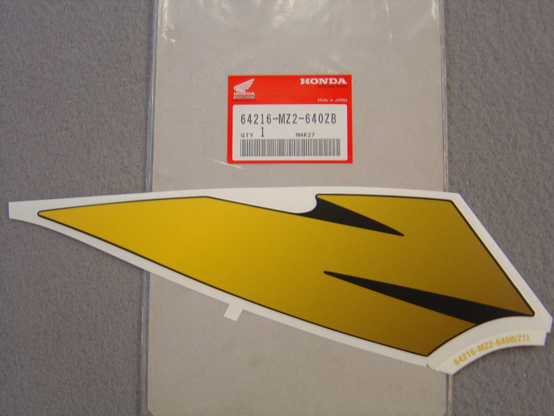 Décor autocollant carénage Honda CBR1000FS 1995 – Réf. 64216MZ2640ZB