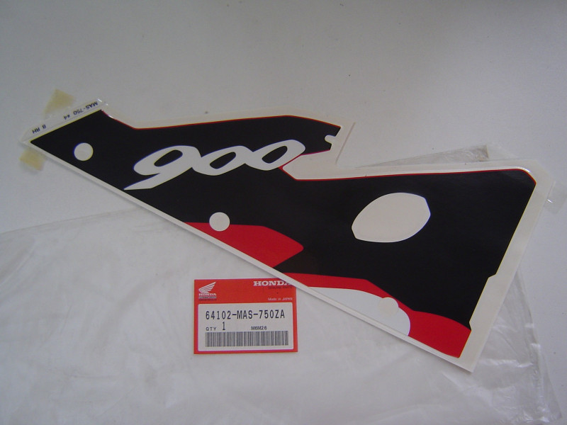 Décor autocollant tête de fourche droit Honda CBR900 1997 | Ref 64102MAS750ZA