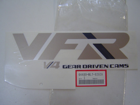 Décor autocollant carénage G VFR750 88-89 Honda 64480ML7920ZA