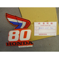 Décor Autocollant Droit Honda CR80RH 87 - Réf 87123GS2300